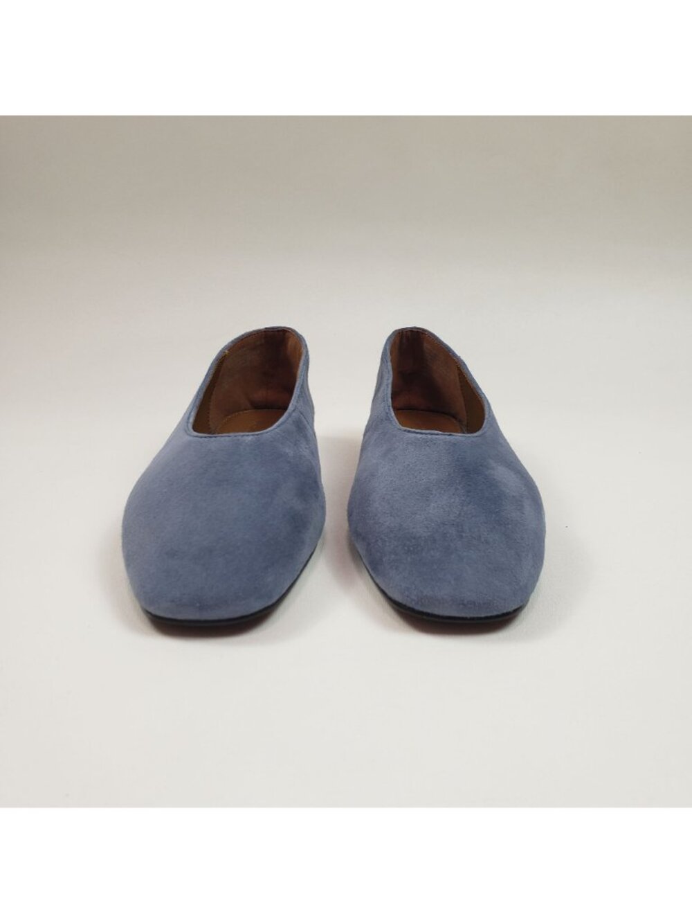 Madewell The Mylie Ballet Flat Suede Basalt Blue Womens 7.5M Minimalist Timeless - Picture 6 of 16